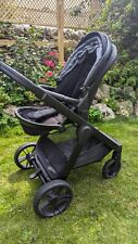 Pushchair / Pram In Black. Bababing.