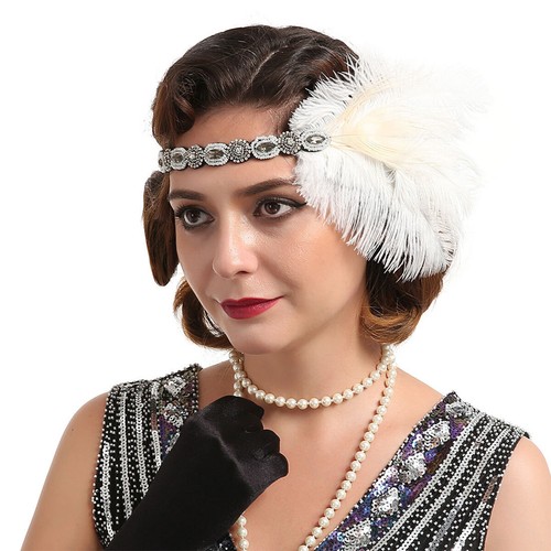20s peacock gatsby - 20s, headband