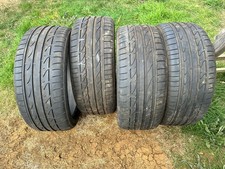 Bridgestone tyres 245/40 r20. Low profile to fit 20 inch. Under 300 miles use.