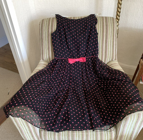 Polka dot vintage silk - vintage,