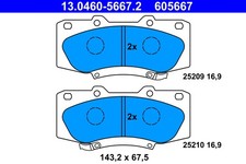 FRONT BRAKE PAD SET DISC BRAKE