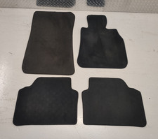 Genuine BMW E90 E91 Interior Car Mats Black Carpets Velour Set x4 RHD Used LCI