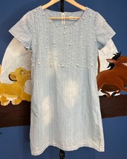 Light Blue Pearl Embellished