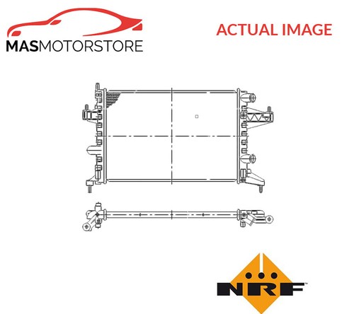 Engine cooling radiator nrf - engine,