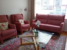 HSL Eltham 3 seater sofa and 2 petite leg chairs