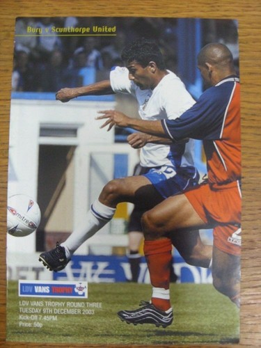 2003 bury v - 09/12/2003,