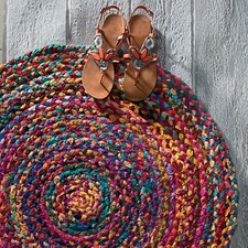 ⭐Round Multicolour Green