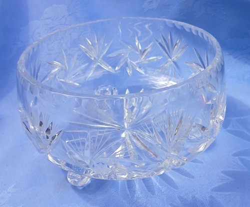 Vintage cut glass crystal - cut,