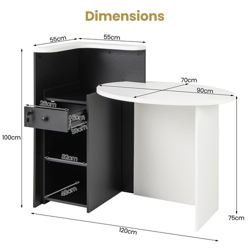 120x70x100cm shaped - 120x70x100cm, l-shaped