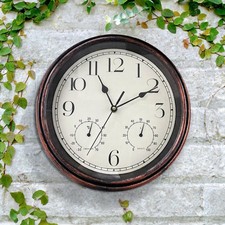 12" GARDEN WALL CLOCK WITH