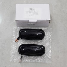 2 Black Smoked Side Indicator
