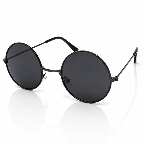 Round lens sunglasses mens - round,