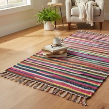 Handmade chindi rug - handmade,
