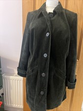Marks and Spencer Olive Cord Jacket Classic Style Size 16