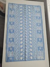 Unused Emma Bridgewater Easy Living  Blue Sampler Art Cotton 41x65cm Tea Towel