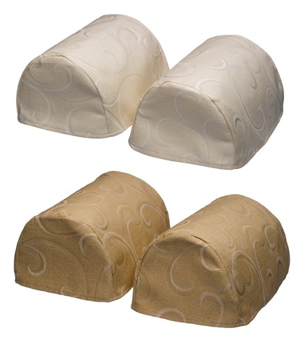 Standard round arm cap pair - round,