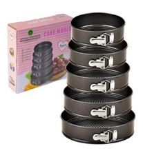5Pc Round Cake Tins Baking Set