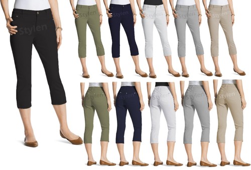 Ladies capri cropped pants - ladies,