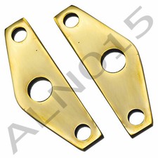 Metro Brass Radius Arm Plates