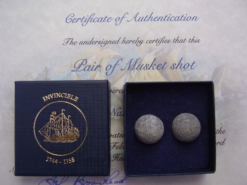 Flintlock double musket balls - musket,