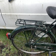 Vintage Bicycle Raleigh Superbe Pannier Rack Green For 26" Wheels