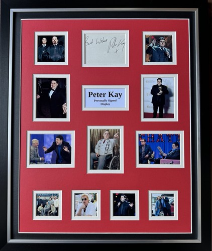 Peter kay signed framed - kay,