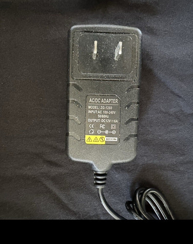 1250 adapter 6v 1a - zg-1250,