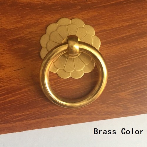 Brass cabinet door handle - 4x,