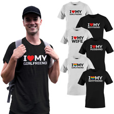 I Love My Girlfriend Boyfriend Wife Husband valentines Gift Unisex S to 5XL Tees