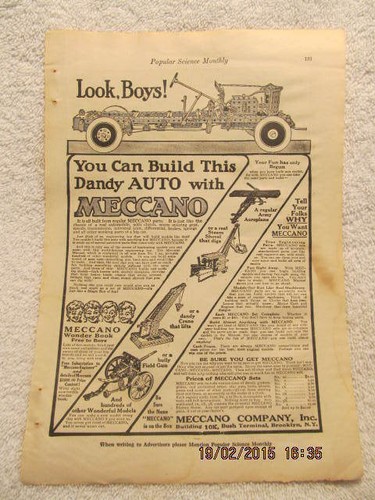 1917 magazine meccano model - 1917, ad