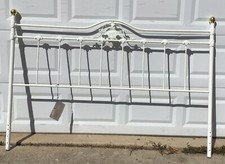 Beautiful Vtg WHITE ORNATE