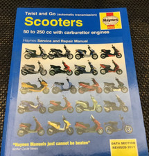 Twist & Go (automatic) 50 - 250cc Scooters Haynes Repair Manual 12912 Hay8