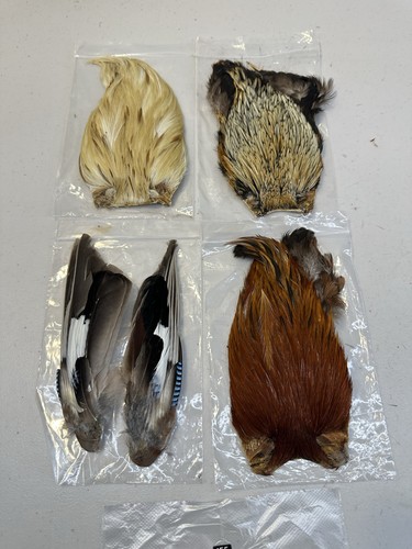 Fly tying fishing feathers - fly,