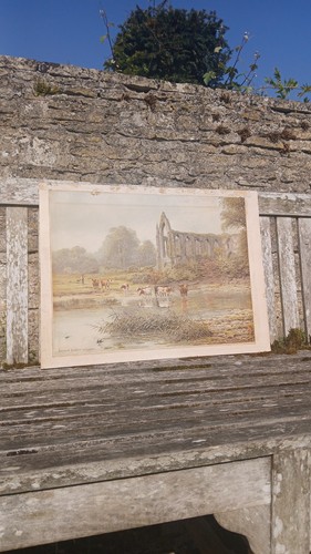 Antique victorian print - antique,