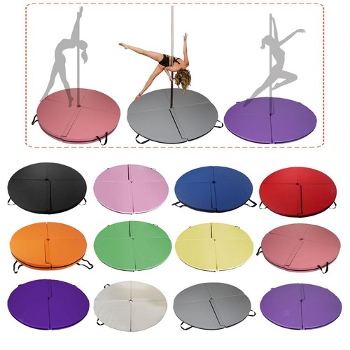Foldable pole dance mat - pole,