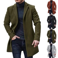 UK Mens Winter Warm Trench