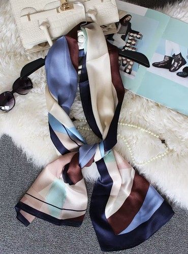 100 mulberry silk scarf - silk, in