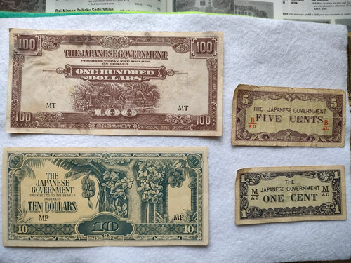 Japanese occupation money - , ww2