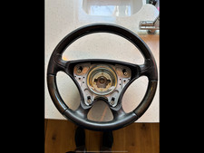 Mercedes Benz SLK R170 leather and wood steering wheel