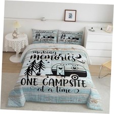 Camper Bedding Cabin Decor