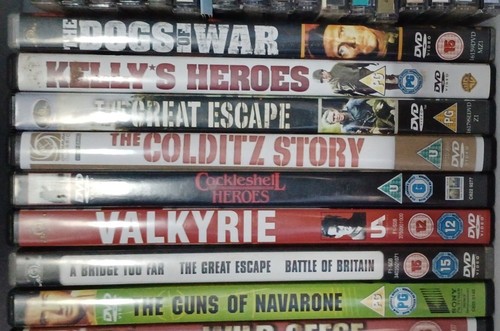 Selection war film dvds - of,