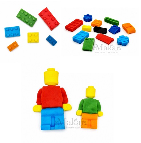 Building blocks cake topper - blocks,