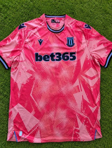 Stoke city pink away shirt - pink,