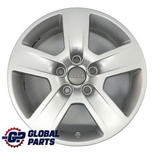Audi A4 B7 8E Silver Alloy Wheel Rim 16" ET:42 7J Star Spoke 8E0601025B