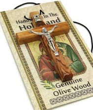 2 pieces Wood Olive Cross