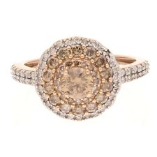 9Carat Rose Gold 1.00ct Cognac