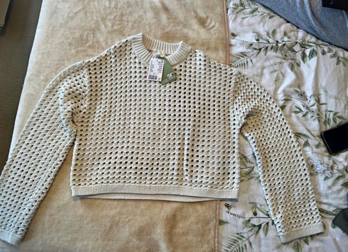 Zara beige open - zara, open-knit