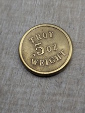 Vintage  Brass 5 0z Troy
