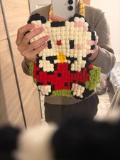 100% hand-crocheted kitty