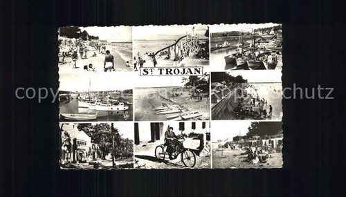 Saint trojan plage jeux port - plage,